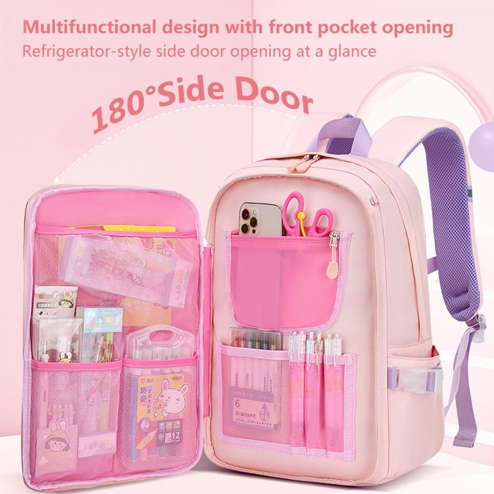 Girls Backpack Cute Quicksand Refrigerator Door School Bag