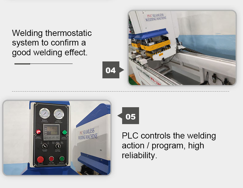 Double Side Seamless Welding Machine For UPVC & PVC Window & Door Farme Making Machine