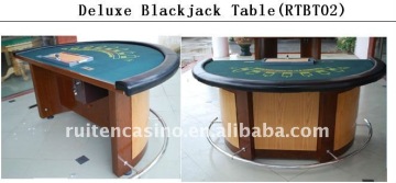 deluxe blackjack table gambling table poker table