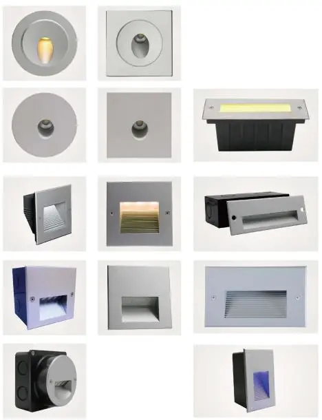 3W IP67 Hotel Outdoor Recessed Step Wall Lighting