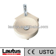 DI3333GL Wall mounted Sink stone corner wash basin