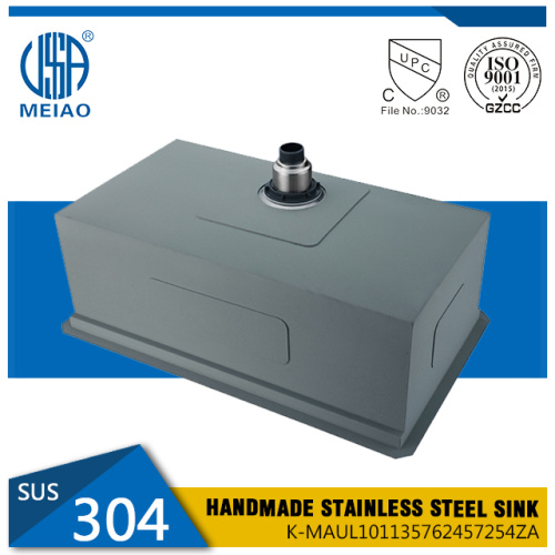 Skutella waħda magħmula bl-idejn tal-istainless steel undermount kċina sink