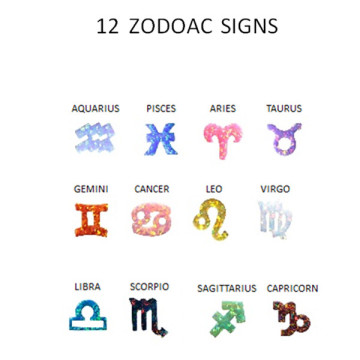 12 ZODIAC SIGNS SYNTHETIC OPAL