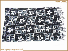 China Factory flower printed women viscose scarf rayon scarf