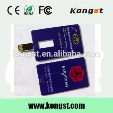 32MB to 64GB Customzed Logo Name Card USB Flash Drive