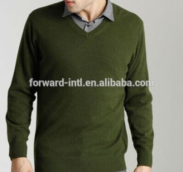 men 100%wool cashmere sweater Knitted