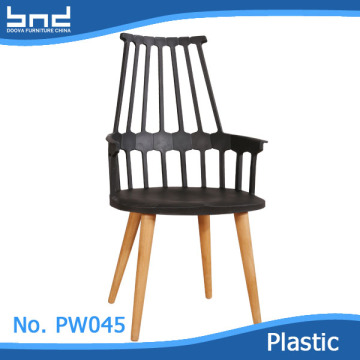 China supplier wholesale plastic modern armchairs