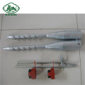 Galvanized Ground Screw Post Pile for Gedung