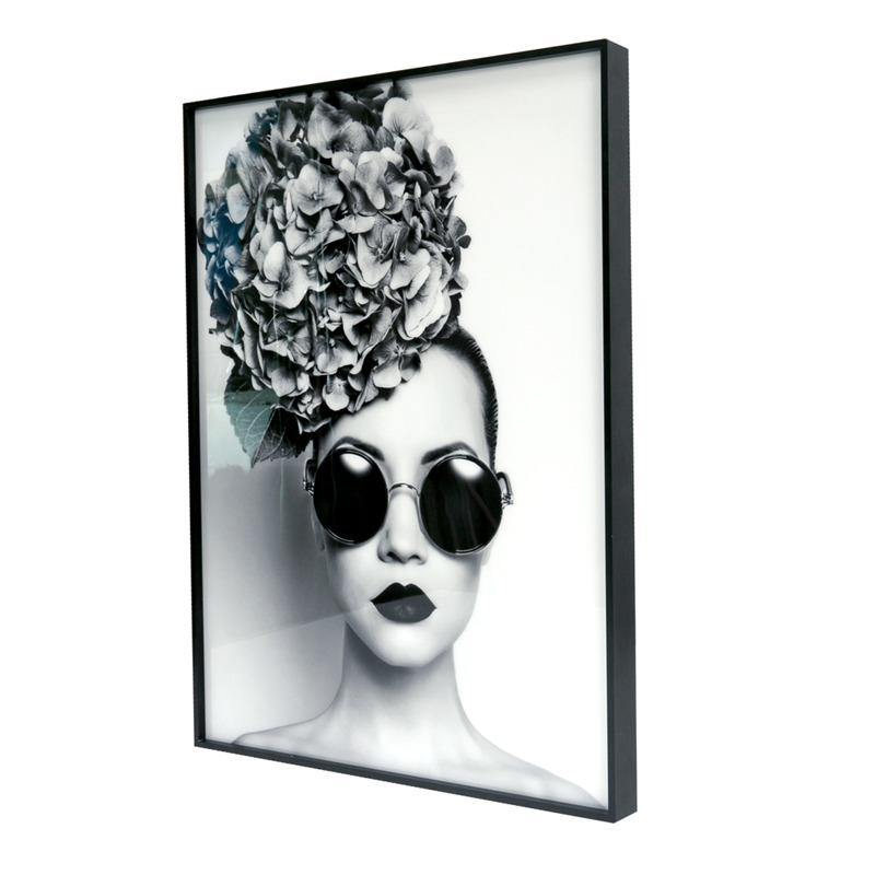 Factory Supply The Kiss Glass Photo Print 20x20", 24x24", 32x32" Custom Acrylic Prints with Metal Frame