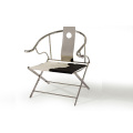 Modern simple stainless steel folding chair