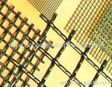 Stainless Steel Crimped Square Wire Mesh 