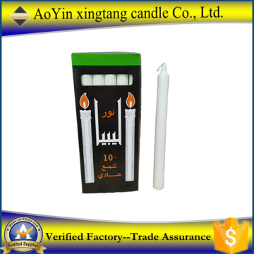 Facory 38g stick white candle to Cameroon