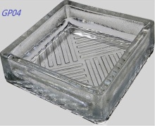 solid glass block for outdoor decoration