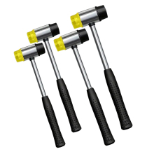 Nylon Head Craft Plastic Hammer - Black Lightweight Rubber Mallet for DIY Jewelry Installation