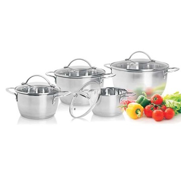 8pcs conical shape cookware set KOREA