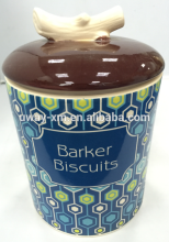 Fashion ceramic cat food container