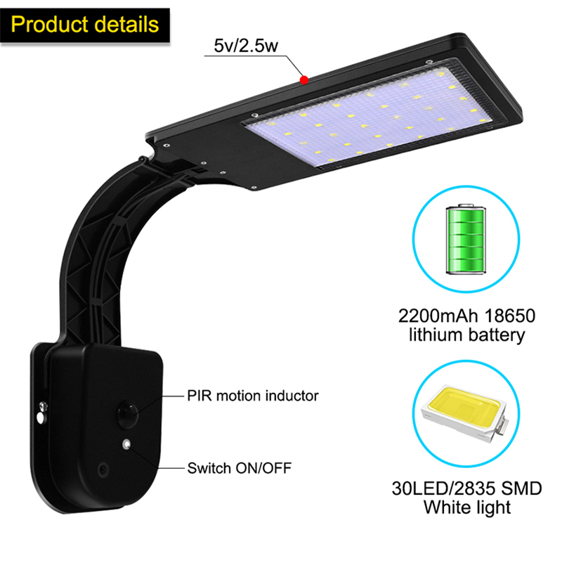 30led Solar Wall Lights 4working Modes 30led Solar Wall Lights 4working Modes