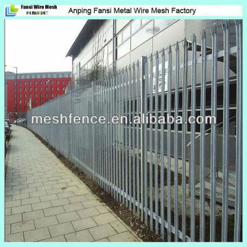 Galvanised palisade fence(supplier)