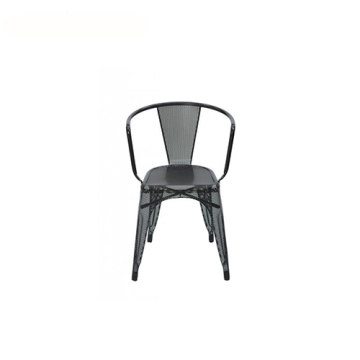 Outdoor Industrial Painted Steel Tarnish Tolix Armchair