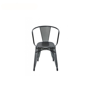 Outdoor Industrial Painted Steel Tarnish Tolix Armchair