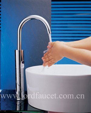 Wash Hand Sensor Basin Faucet Water