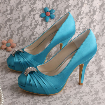 Aqua Blue Wedding Shoes for Bridesmaids