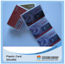 Plastic Scratch off Cards/Phone Card with PVC Material/PVC Scratch Cards