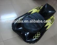 Inflatable skiing boat
