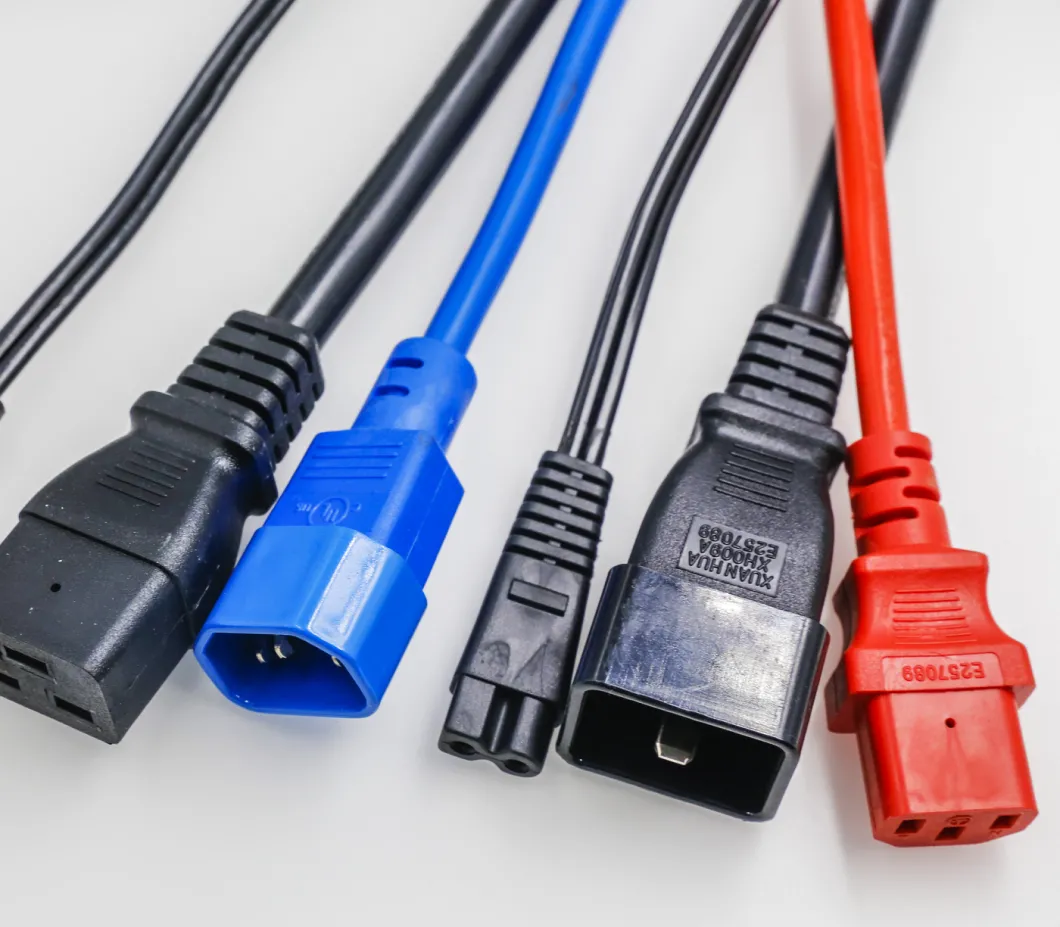 Power Cables Cords IEC 60320 C19 C20 UL
