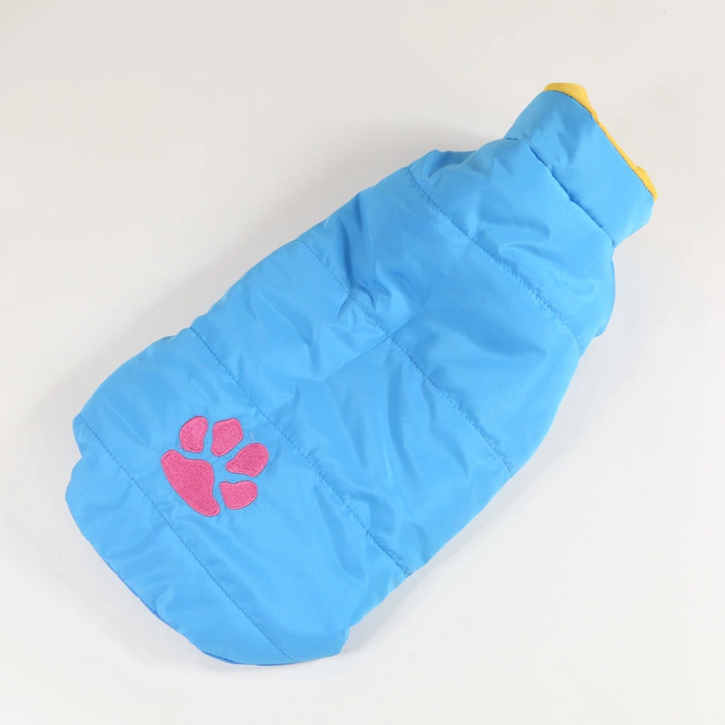 New Autumn and Winter Pet Clothes Dog Sports Cotton Vest Warm and Thick Pet Clothes
