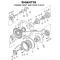 Shantui SD22 Bulldozer Pump Poulley 154-13-41123