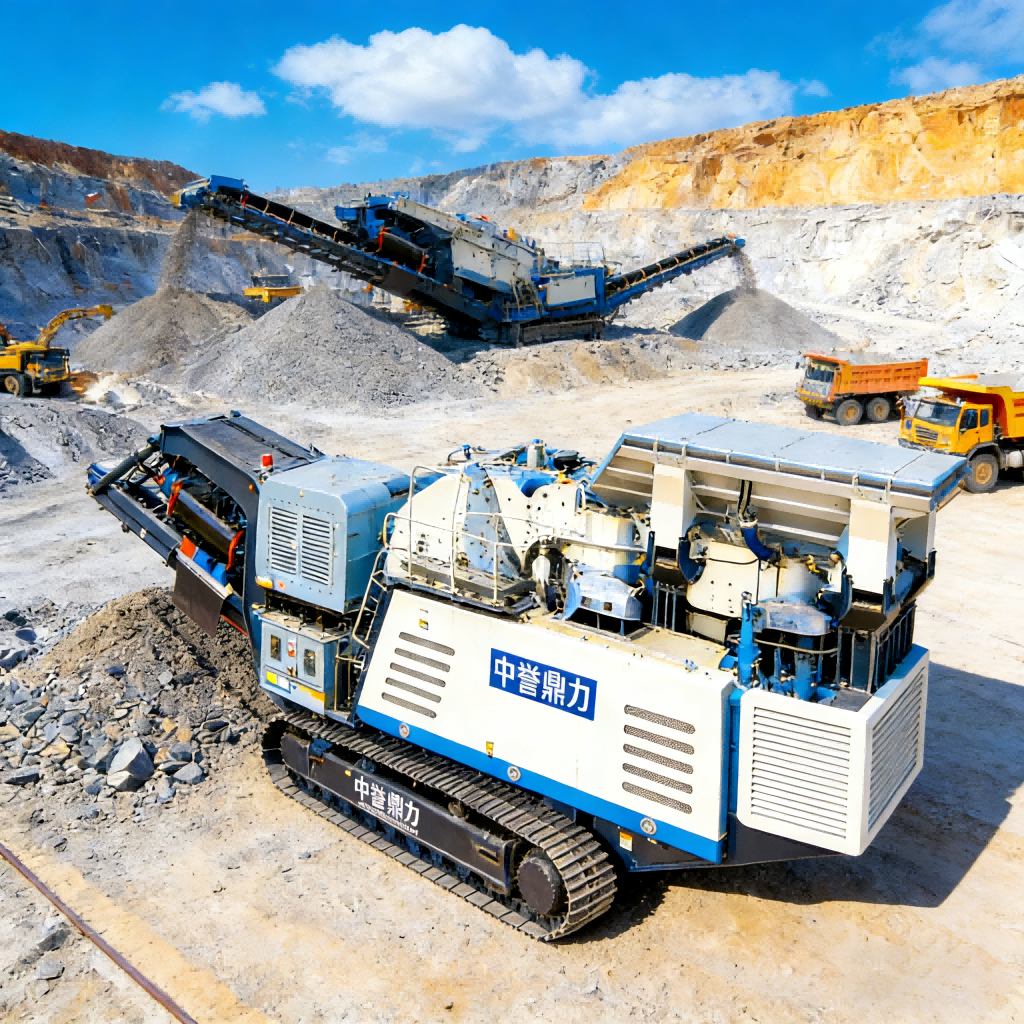 तांबा अयस्क मोबाइल कोल्हू Copper Ore Mobile Crusher