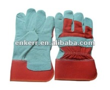 cow split leather welding gloves leather working gloves
