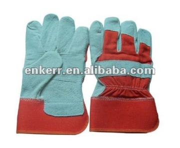 cow split leather welding gloves leather working gloves