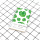 Custom green leaf pattern spiral coil notebook