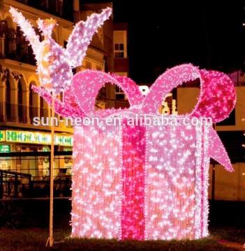 3d Led Christmas Box Gift Motif Lighting Boxes Custom Made Gift Boxes