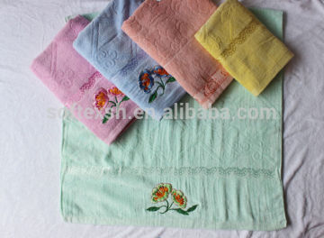 Stock Embroidery bath towel