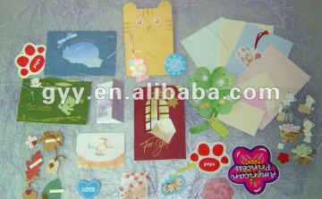 2012 Various fashional Greeting cards with customize design