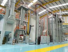 New Vertical powder coating systems