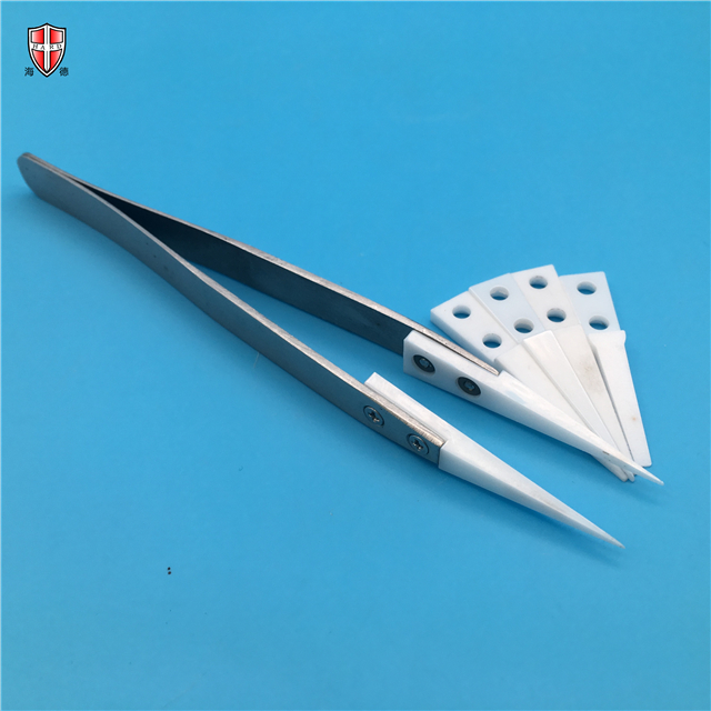 sharp medical zirconia ceramic tweezers forceps