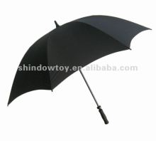 Golf umbrella, Black golf umbrella with logo, Straight umbrella