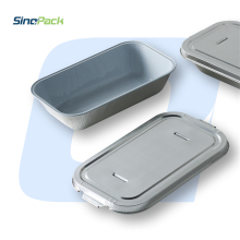 JX-217 Aluminium Foil Tray For Airline with Alumimium Cover