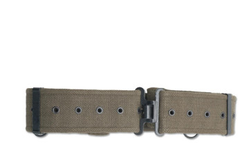 adjustable cotton-polyster blended fabric military belt