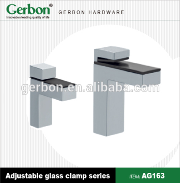 GERBON chrome glass shelf support
