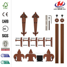 New Age Rust Rolling Door Hardware Kit