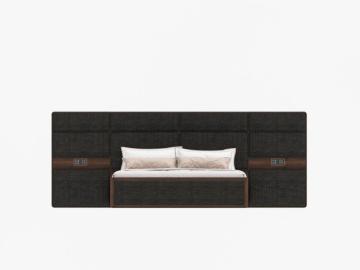 Large headboard for fabric bed luxury fabric bed