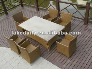 rattan outdoor dining set