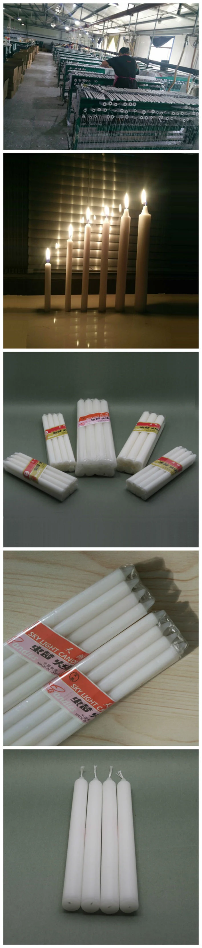 12g White Taper Candle Wholesale to Ethiopia