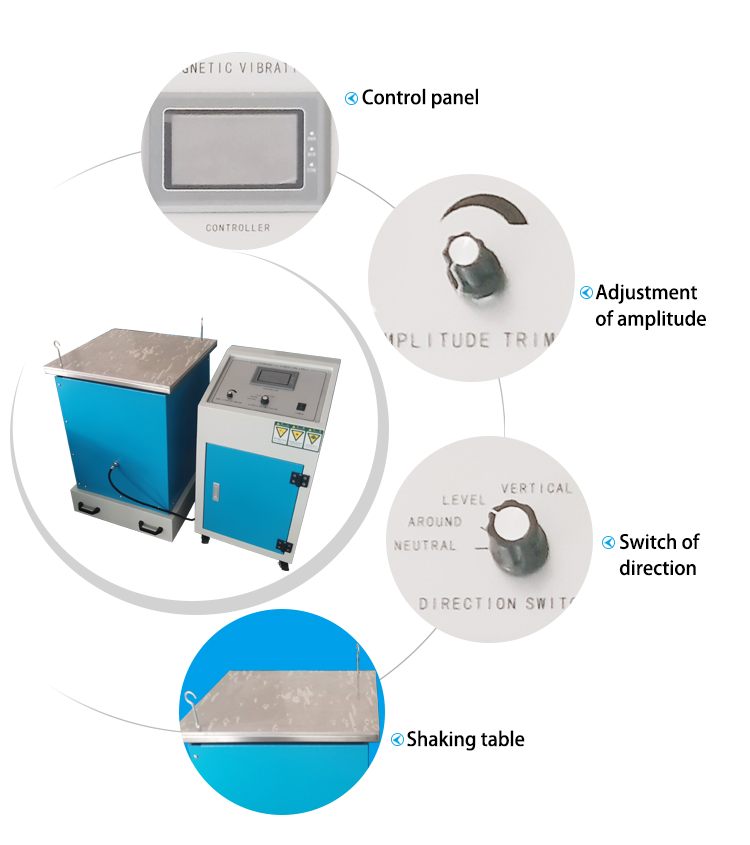 Programmable Electromagnetic Vibration Testing Machine 3 Axis Sweeping Frequency Vibration Test Table Vibration Test Equipment