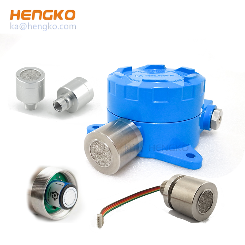 Customized stainless steel probe module sensor protective enclosure for gas leak detector sensor